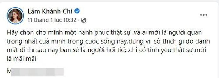 Phản ứng của Lâm Khánh Chi khi chồng cũ liên tục khoe ảnh tình tứ bên gái lạ