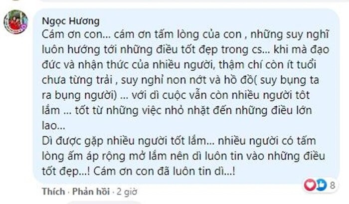 Mẹ Hồ Ngọc Hà chia sẻ đầy ẩn ý, nhắn nhủ đến 'ai đó' sau khi được minh oan cùng Trấn Thành, Thuỷ Tiên