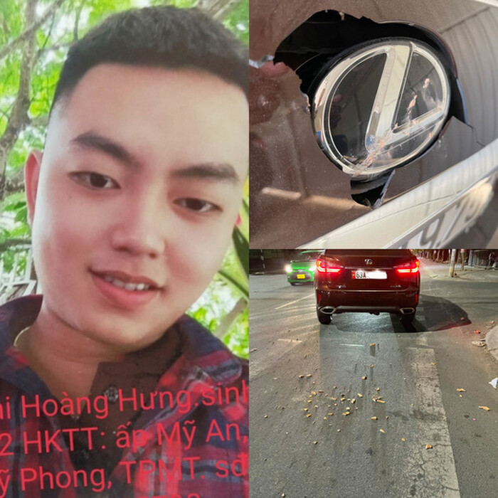 Tiền Giang: Nam thanh niên 20 tuổi đập phá xe của Thượng tá Công an Ảnh 1