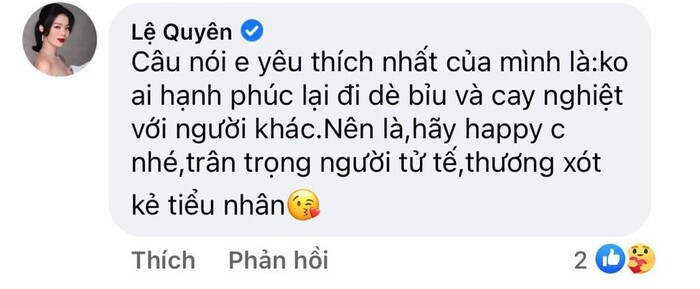 Thanh Hà bị 'dè bỉu' về chuyện yêu đồng giới, Lệ Quyên liền nhắn nhủ điều đặc biệt tới đàn chị