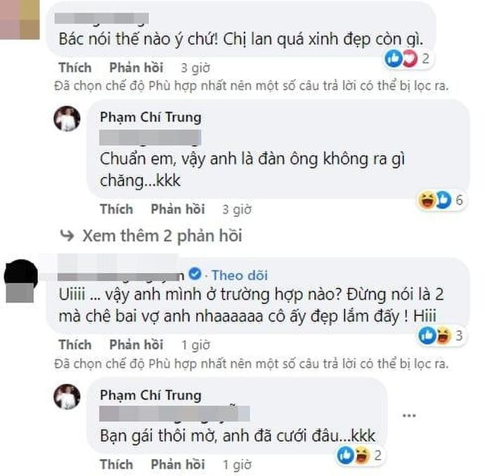 NSƯT Chí Trung khiến bạn gái Á hậu phật lòng vì một phát ngôn?