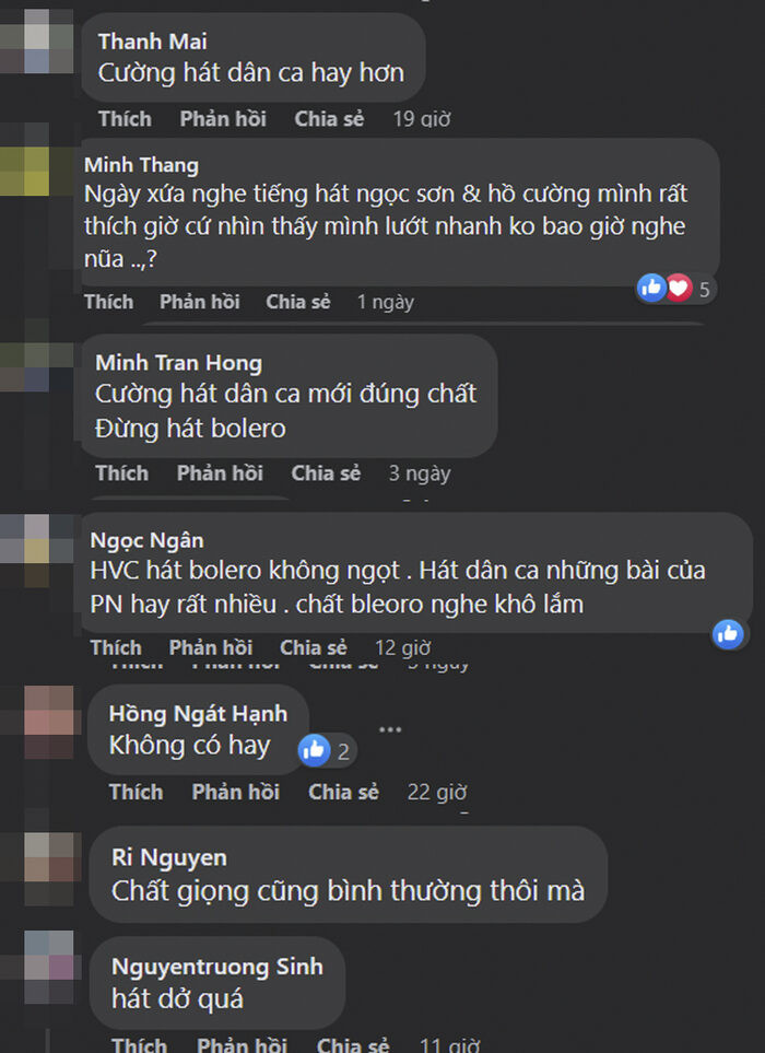 Hồ Văn Cường lại bị netizen chê cách chọn bài cho sân khấu mới đây