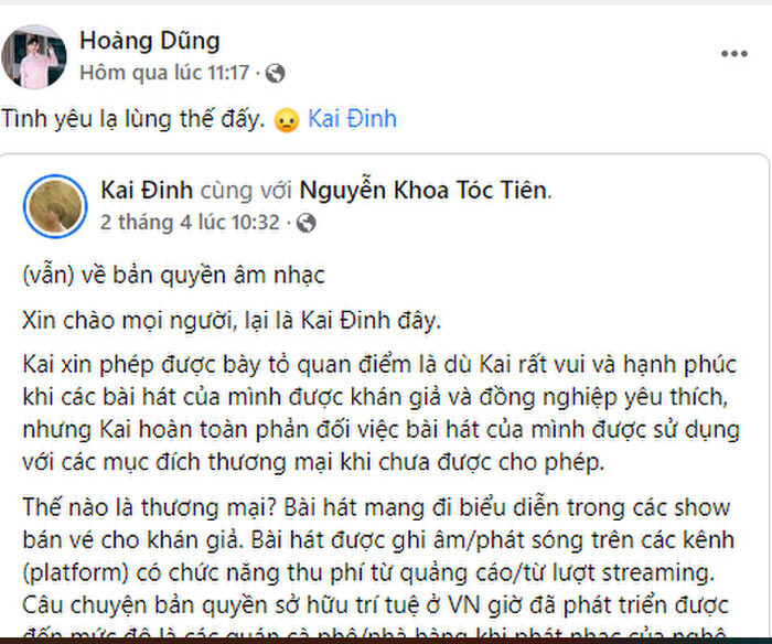 Thêm một ca sĩ bức xúc lên tiếng trước sự việc 'hát chùa' của Nam Em Ảnh 3