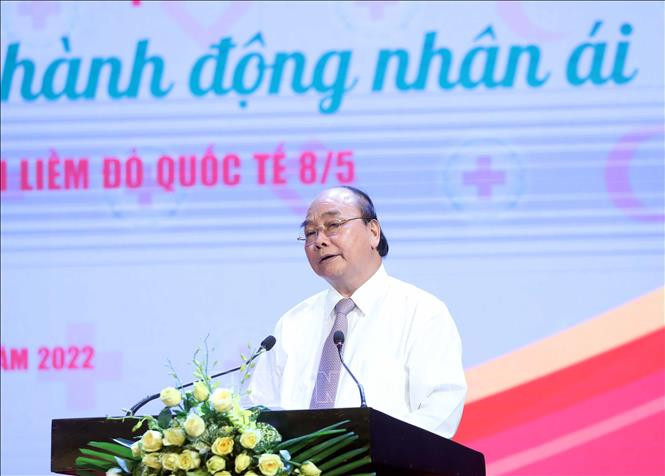 Chủ tịch nước Nguyễn Xuân Phúc phát động Tháng Nhân đạo năm 2022 - Ảnh 2.