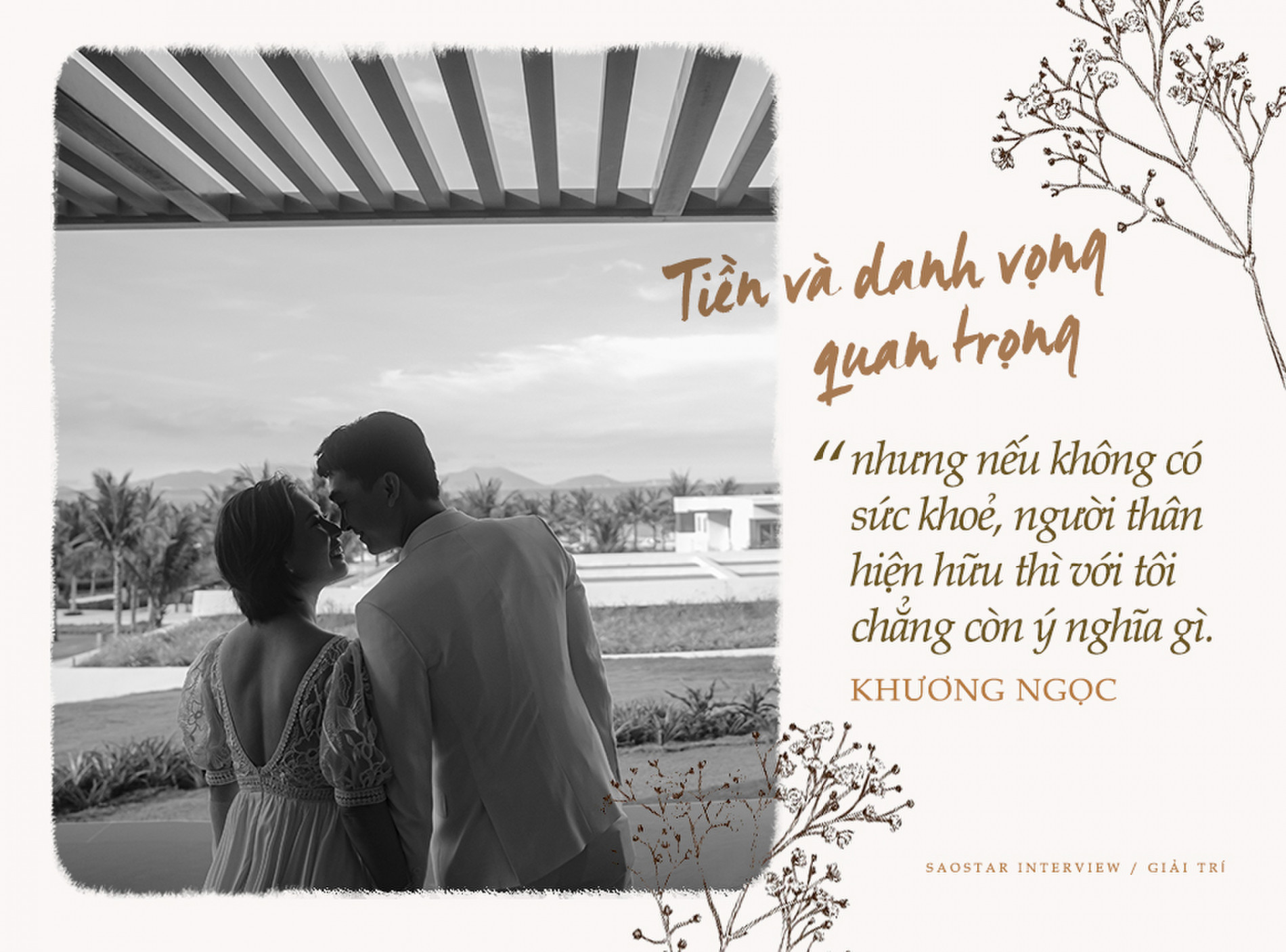 Diễn viên Khương Ngọc: Tôi hạnh phúc khi cho vợ danh phận, tự nguyện 'nói không' với cảnh nóng