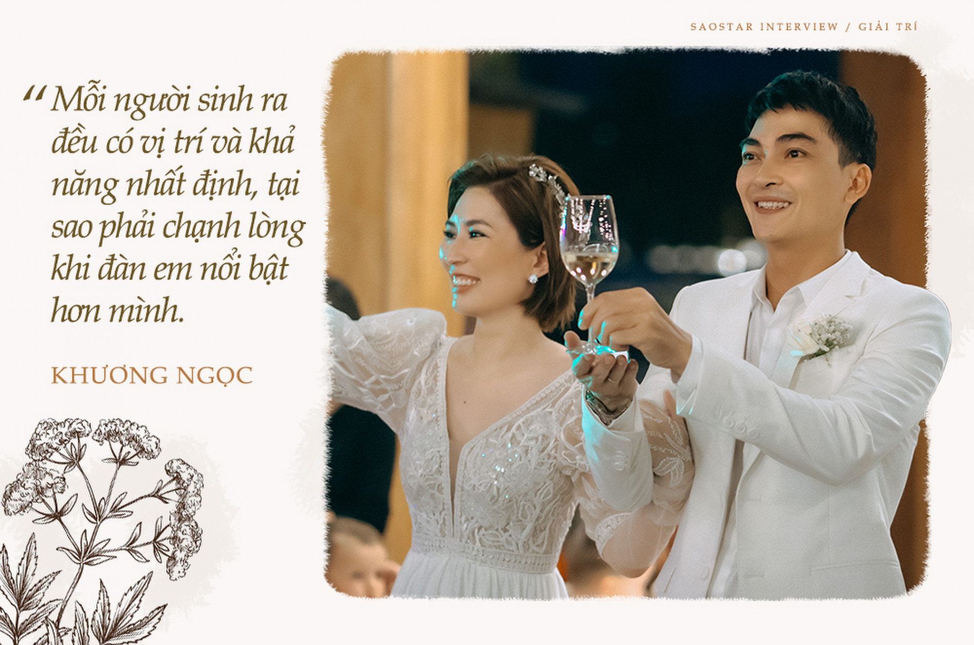 Diễn viên Khương Ngọc: Tôi hạnh phúc khi cho vợ danh phận, tự nguyện 'nói không' với cảnh nóng