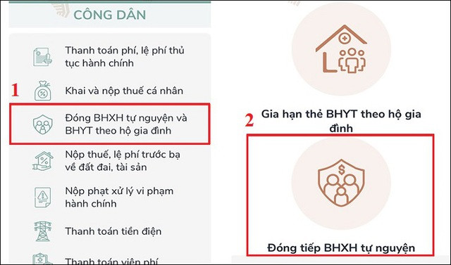 Hướng dẫn các bước gia hạn bảo hiểm y tế và đóng bảo hiểm xã hội online đơn giản - Ảnh 7.