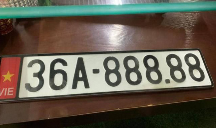 Thực hư về biển số ô tô 36A-888.88 gây xôn xao cộng đồng mạng Ảnh 1