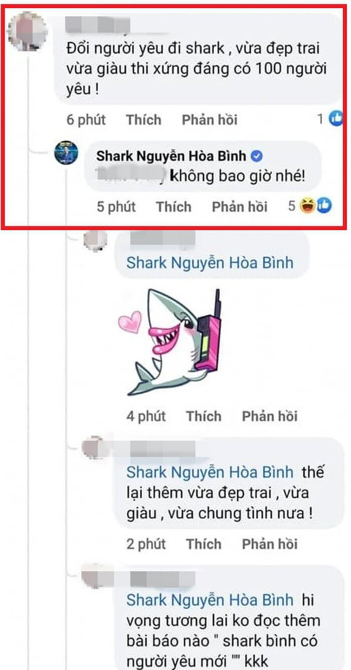 Được dân mạng khuyên 'đổi người yêu đi', Shark Bình lập tức đưa ra tuyên bố bất ngờ Ảnh 2