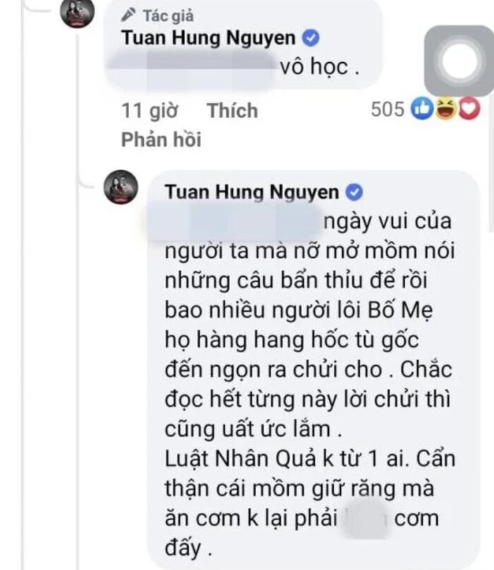 Bị anti-fan bình luận kém duyên, Tuấn Hưng đáp trả đầy thâm thuý Ảnh 2