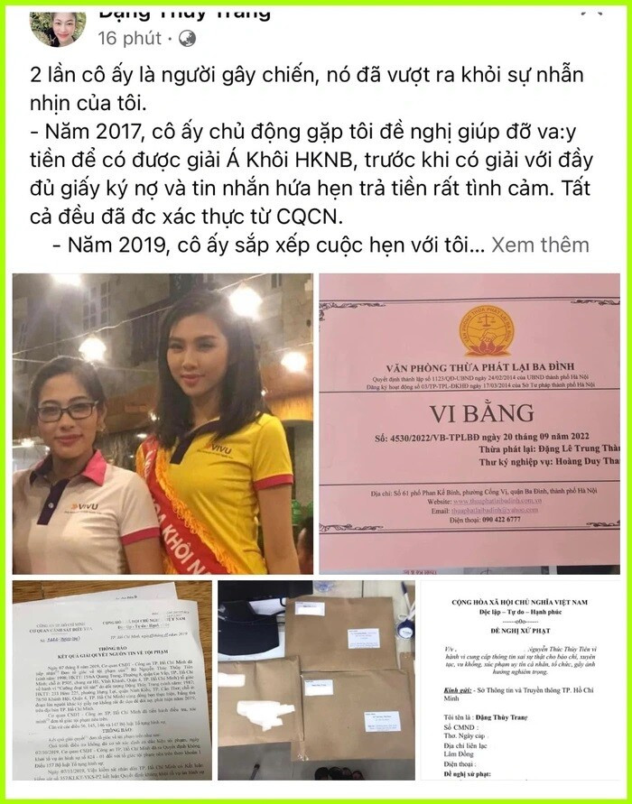 Chị gái Hoa hậu Đặng Thu Thảo khởi kiện Hoa hậu Nguyễn Thúc Thùy Tiên Ảnh 3