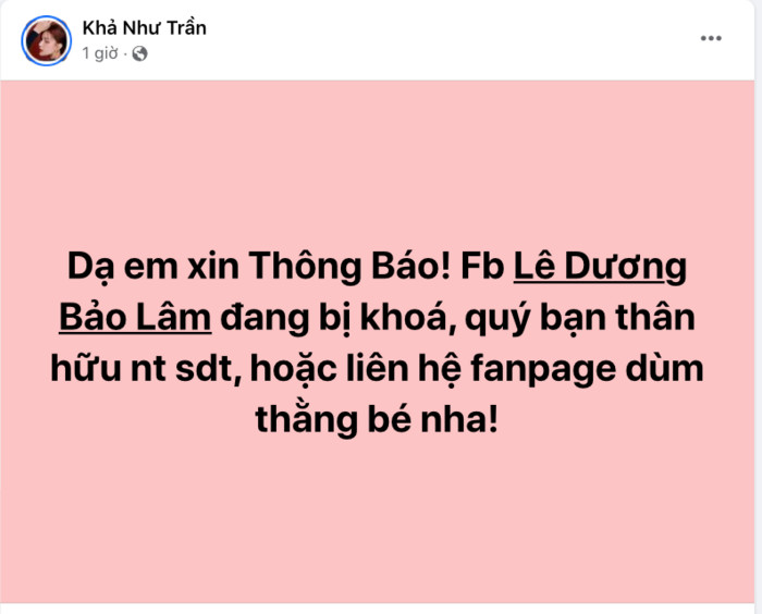Giữa lúc sự nghiệp đang lên, Lê Dương Bảo Lâm bất ngờ đón 'tin dữ', phải cầu cứu Khả Như Ảnh 2