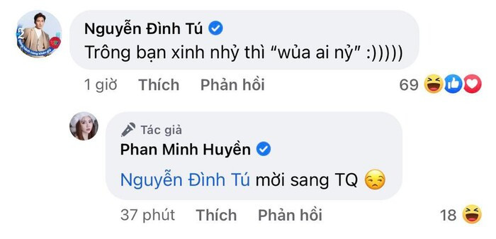 Đình Tú bất ngờ thổ lộ 'Tôi yêu em' dưới bài đăng của Huyền Lizzie, chuyện gì đây? Ảnh 2