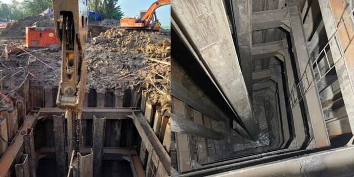 Vụ bé trai rơi xuống trụ bê tông sâu 35 mét: Gặp khó khăn vì đất sét dẻo bám chặt thiết bị đào Ảnh 3