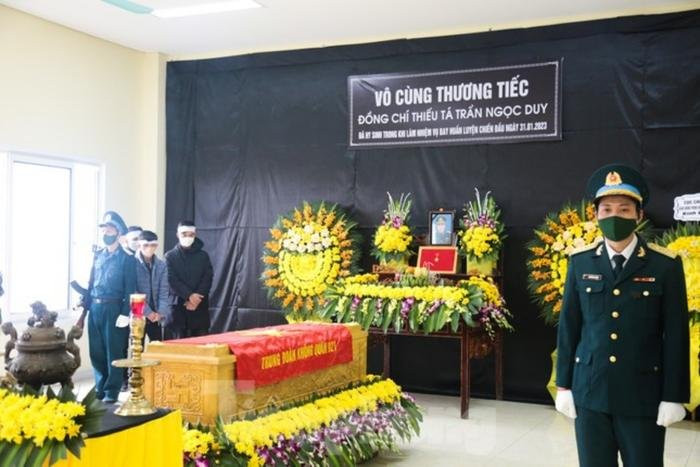 Truy phong quân hàm lên thiếu tá cho phi công Su-22 hi sinh khi huấn luyện chiến đấu Ảnh 1