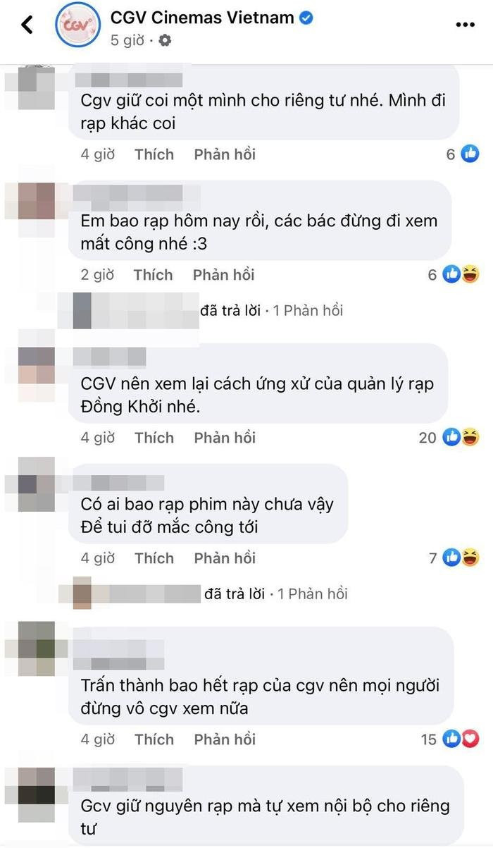 Sau vụ Trấn Thành bị tố 'bao rạp và cư xử kém duyên', CGV Đồng Khởi nhận bão 1 sao Ảnh 4