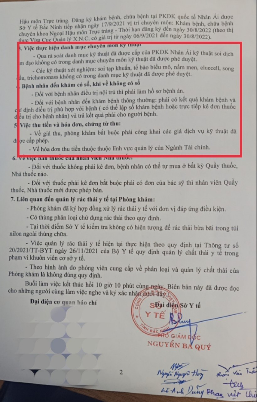 Mắc hàng loạt các sai phạm, Phòng khám Nhân Ái vẫn ngang nhiên tồn tại?