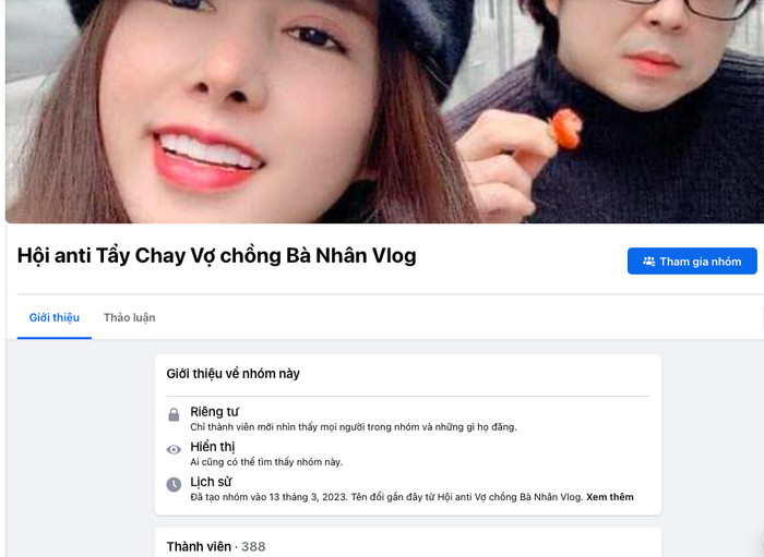 Xuất hiện hàng loạt hội nhóm anti, tẩy chay vợ chồng bà Nhân Vlog Ảnh 2