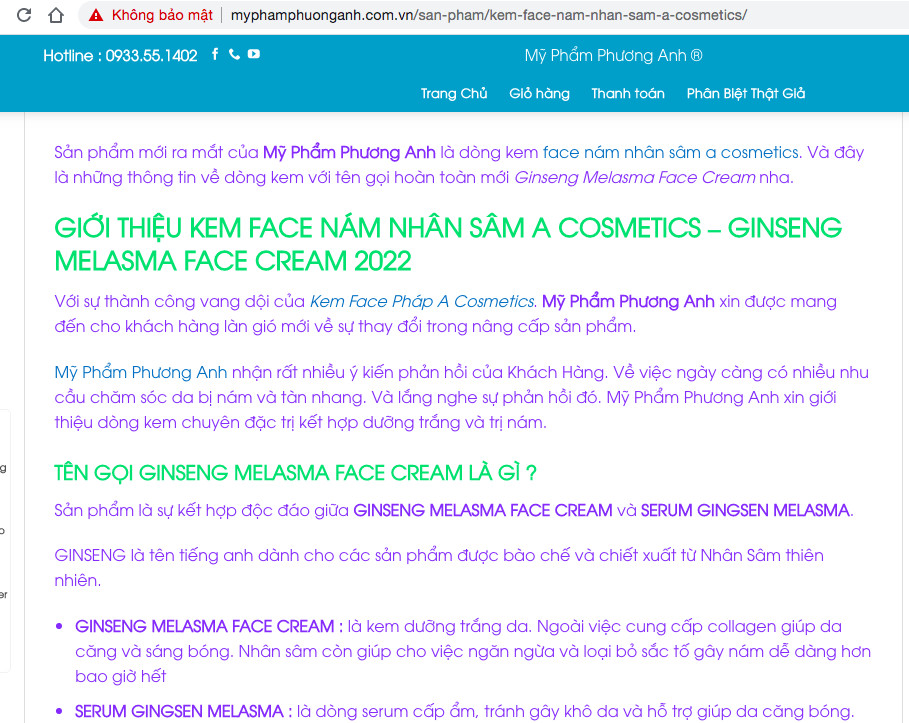 Mỹ phẩm A Cosmetics ngang nhiên “lừa dối” khách hàng tại sao không tẩy chay và chế tài?