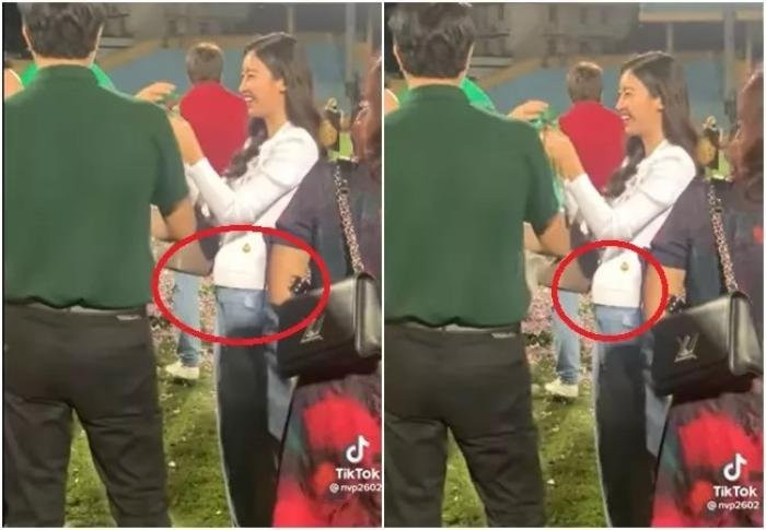 Đỗ Mỹ Linh tăng cân rõ rệt, ra dáng 'mẹ bầu' giữa tin đồn mang thai con đầu lòng Ảnh 3