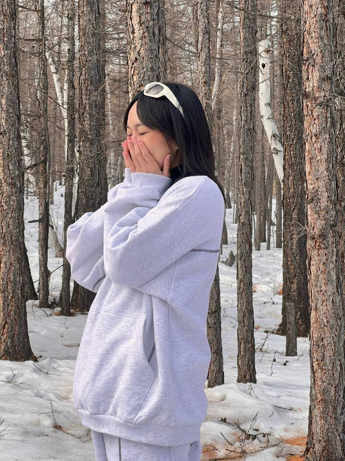 Diệu Nhi vướng tin đồn mang bầu vì sắc vóc khác lạ? Ảnh 4