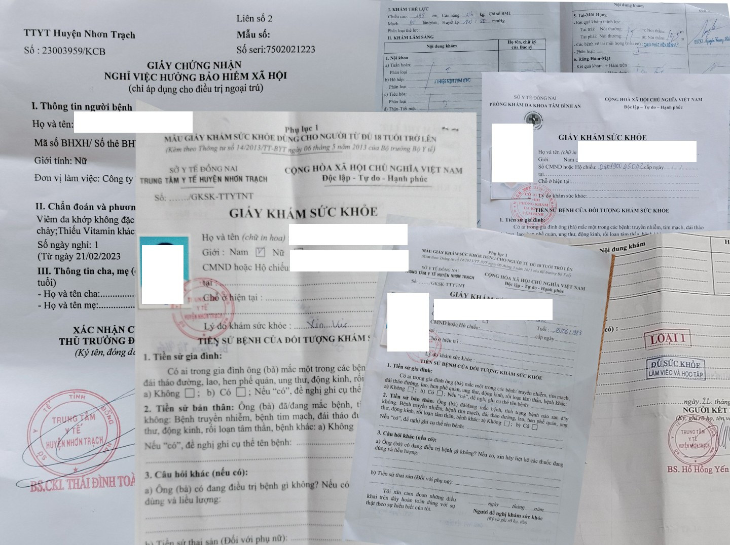 Nhơn Trạch (Đồng Nai): Mua giấy khám sức khỏe có dấu của Trung tâm y tế huyện dễ như mua hàng online?