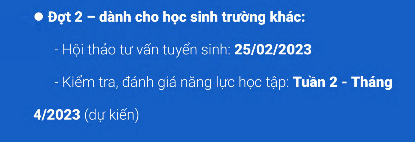 Cách thức và lịch tuyển sinh của một loạt trường THPT dân lập ở Hà Nội - Ảnh 2.