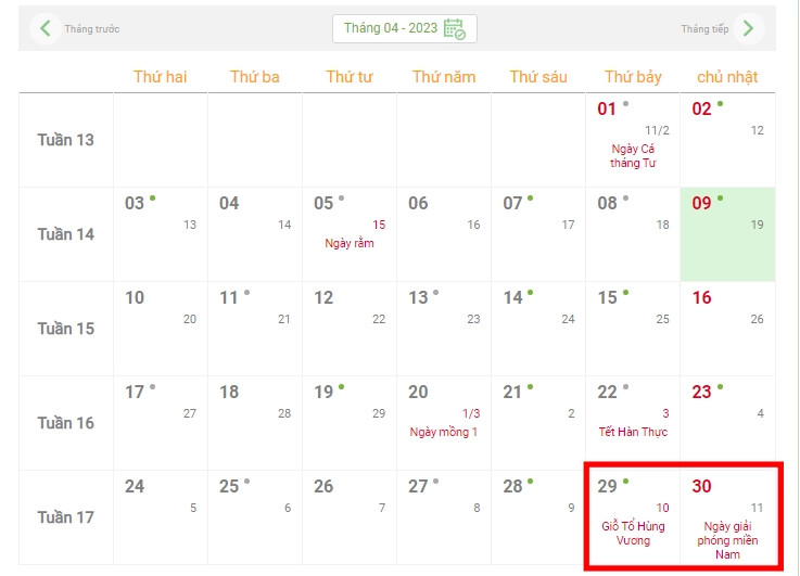 Kỳ nghỉ lễ Giỗ tổ Hùng Vương, 30/4 liền kề, người lao động được nghỉ tối đa bao nhiêu ngày? - Ảnh 2.