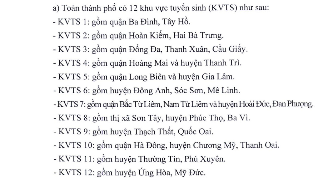 Thi lớp 10 THPT công lập: Học sinh thuộc các trường hợp sau được đổi khu vực tuyển sinh - Ảnh 1.