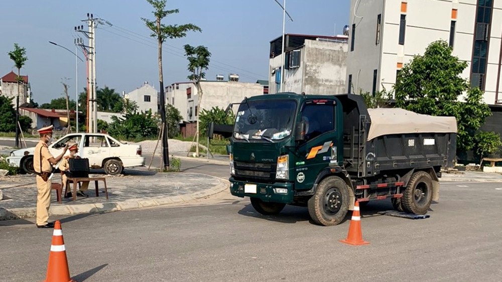 Bắc Giang, kiểm soát, xử lý, vi phạm, trật tự, an toàn, giao thông, đường bộ