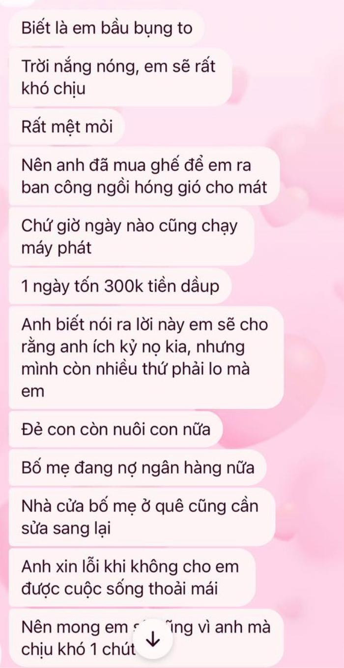 Nhà liên tục mất điện phải bật máy phát, chồng tiếc mấy trăm tiền dầu rồi trách cứ vợ bầu 8 tháng đủ điều Ảnh 1