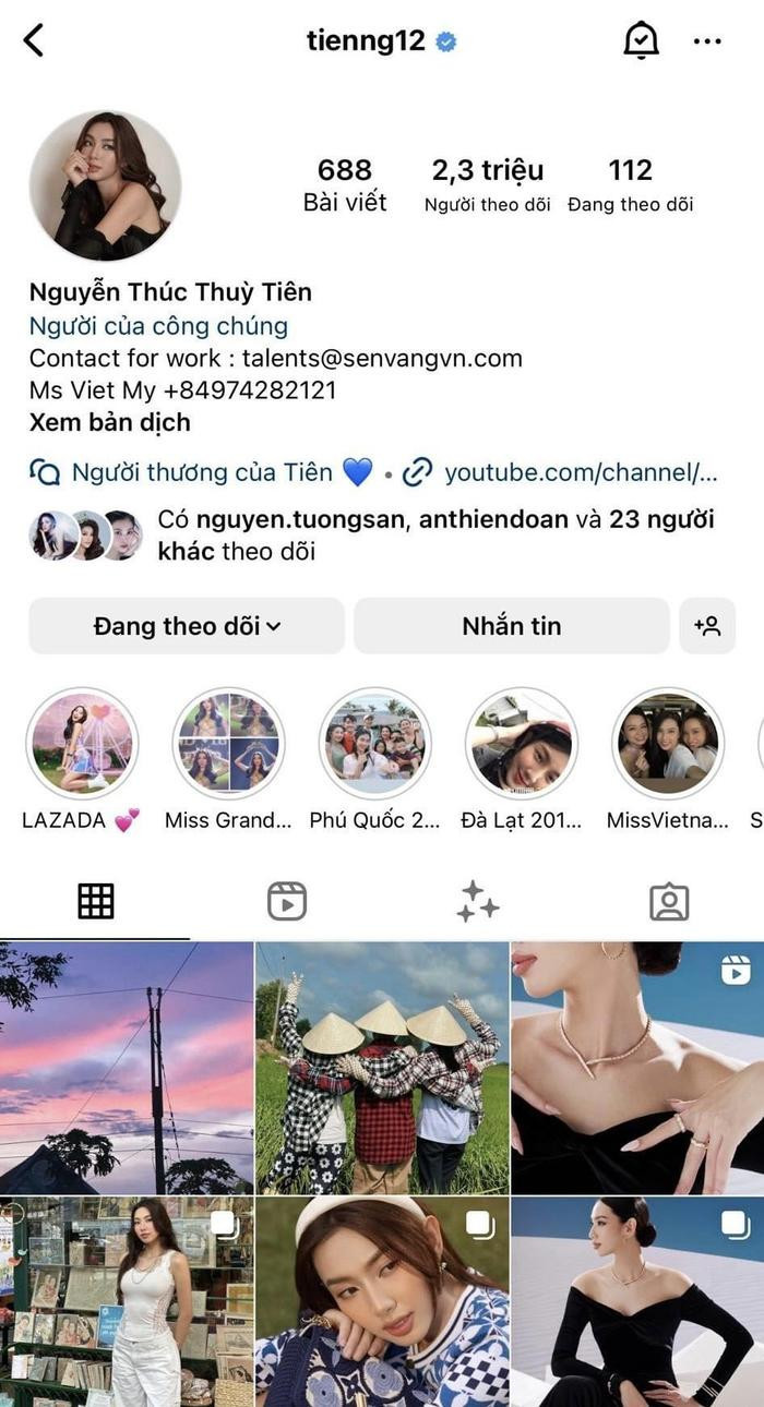 Hoa hậu Thuỳ Tiên bất ngờ 'tháo gỡ' danh hiệu quốc tế trên 'profile' cá nhân, chuyện gì đây? Ảnh 1