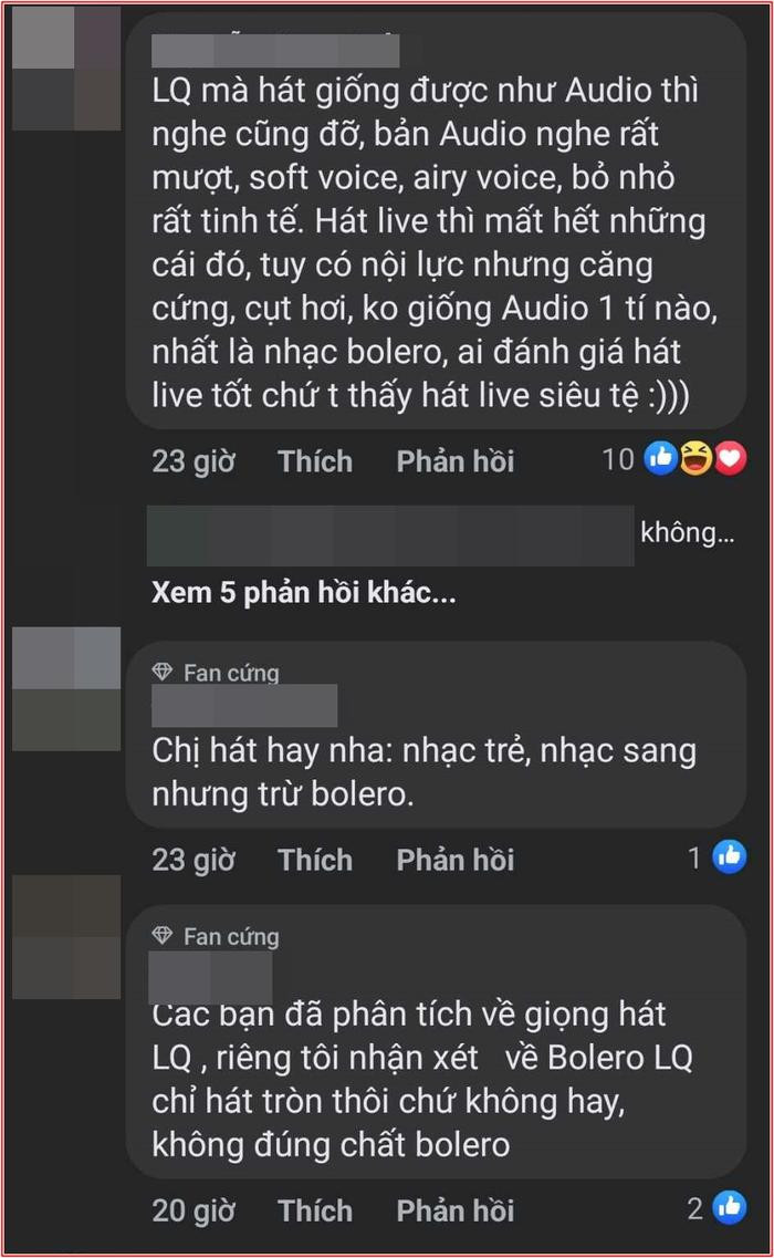 Dân mạng tranh cãi Lệ Quyên hát Bolero 'không hợp, cứng nhắc' Ảnh 2