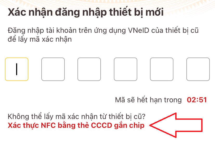 Hướng dẫn đăng nhập ứng dụng định danh điện tử VNeID khi thay đổi thiết bị điện thoại di động