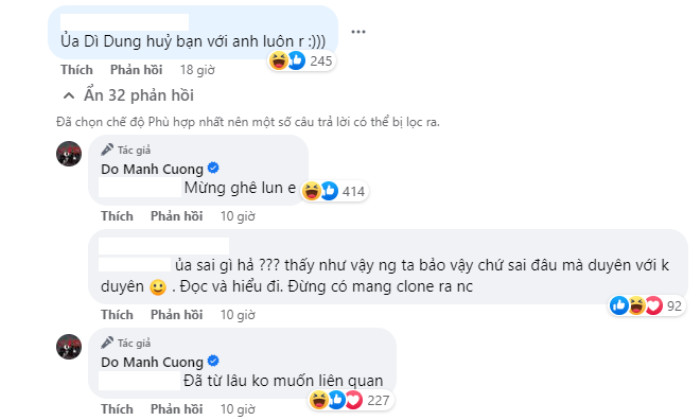 Hậu bị Trưởng BTC Miss World Vietnam huỷ kết bạn, Đỗ Mạnh Cường 'mừng muốn xỉu' Ảnh 3