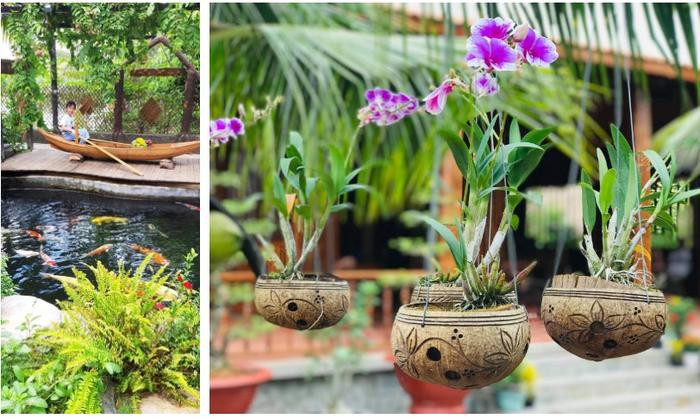 Đã mắt chiêm ngưỡng biệt phủ được xây từ 4000 cây dừa của lão nông miền Tây Ảnh 12