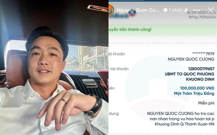 Mỹ Tâm - Cường Đô La ghi điểm vì hành động đẹp cho nạn nhân trong vụ cháy ở Hà Nội Ảnh 2