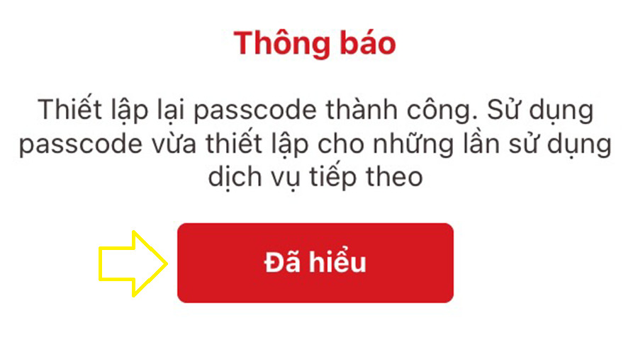 Cách lấy lại mã passcode cho ứng dụng VNeID