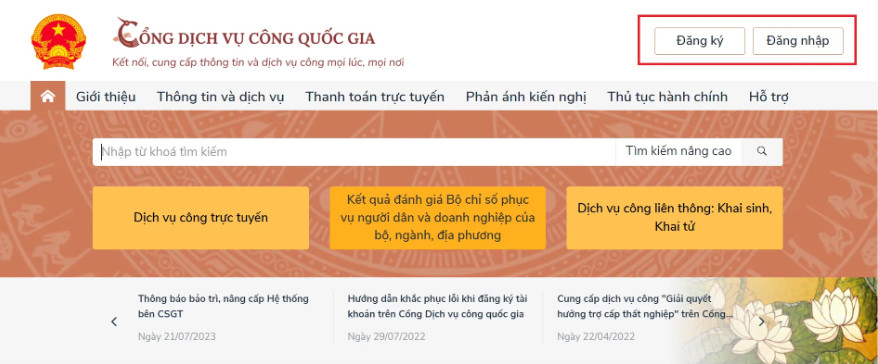 Hướng dẫn thủ tục cấp bản sao giấy khai sinh trực tuyến