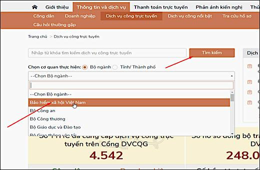 Hướng dẫn các bước giải quyết chế độ BHXH một lần trên cổng dịch vụ công