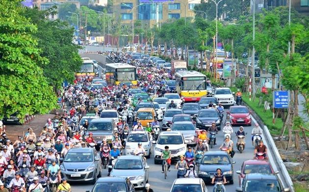 Đề xuất thu phí xe vào nội đô Hà Nội từ năm 2027