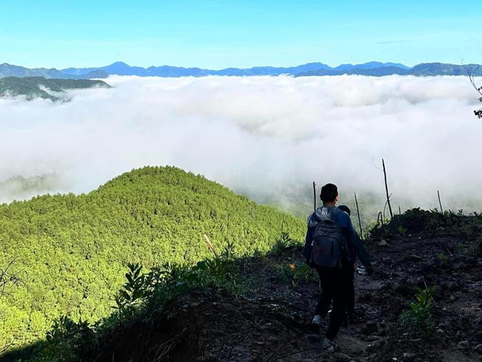 Khám phá thảo nguyên 'trên mây' ở Quảng Ngãi: 'View triệu đô' chẳng kém Tà Xùa Ảnh 5