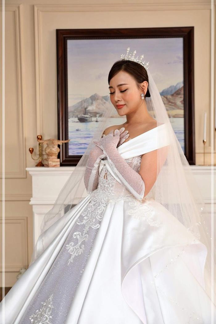Phương Oanh mặc váy cưới từ trong phim ra đến ngoài đời, nhan sắc thay đổi thế nào? Ảnh 3