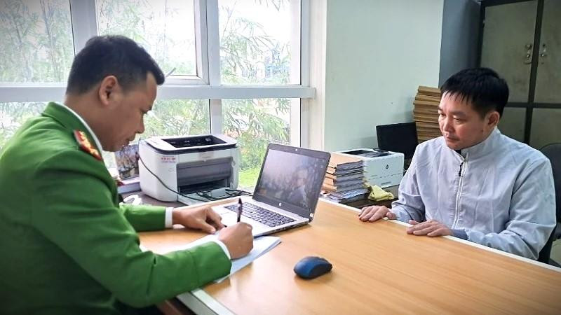 Một đối tượng bị Công an tỉnh Nghệ An bắt giữ về tội