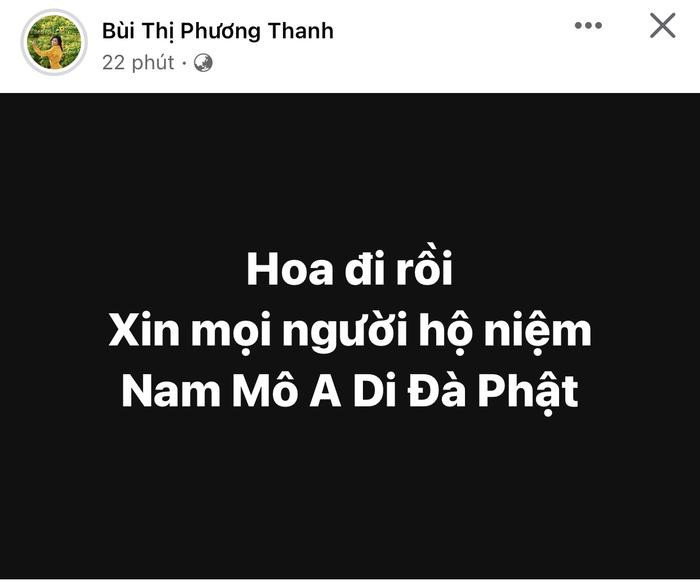 Sao phim Hai Phượng đột ngột qua đời ở tuổi 42, Phương Thanh và nhiều nghệ sĩ Việt bàng hoàng Ảnh 2