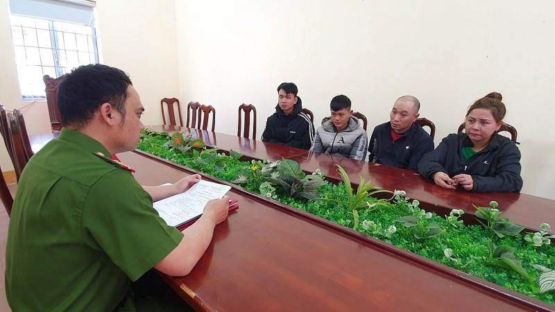 Các đối tượng trong vụ án.