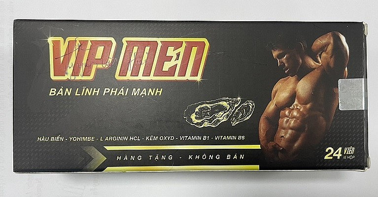 Thu hồi sản phẩm VIP MEN không bảo đảm an toàn thực phẩm