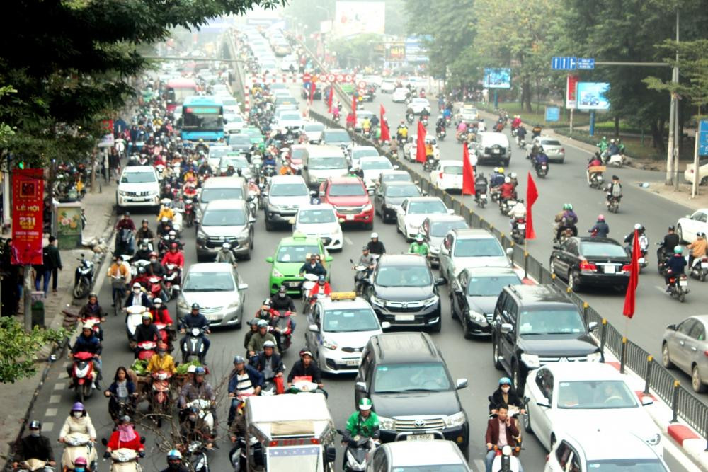 Phương án phân luồng giao thông trong dịp Tết Nguyên đán Giáp Thìn 2024 tại Hà Nội