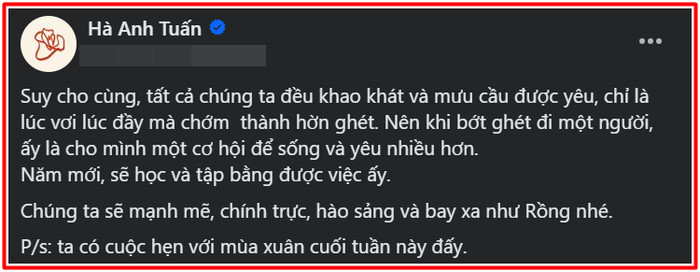 Hà Anh Tuấn xuất hiện với diện mạo mới, fan dụi mắt mãi mới nhận ra Ảnh 1