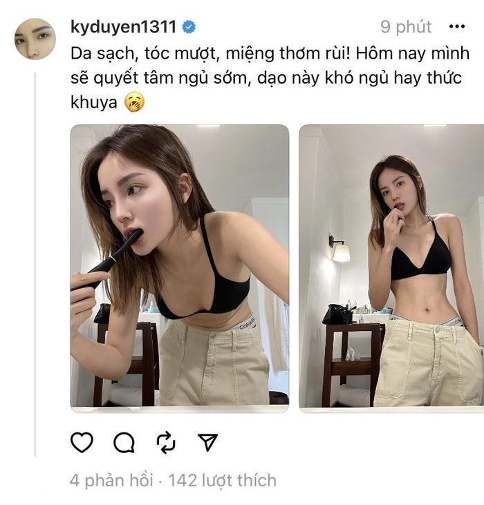 Kỳ Duyên để lộ dấu hiệu sức khoẻ bất ổn hậu tin đồn chia tay Minh Triệu Ảnh 1